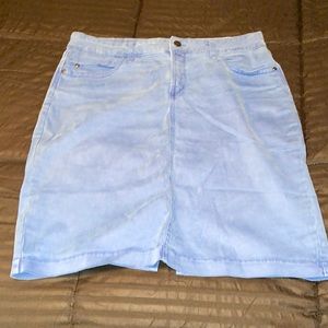 NYDJ royal blue skirt